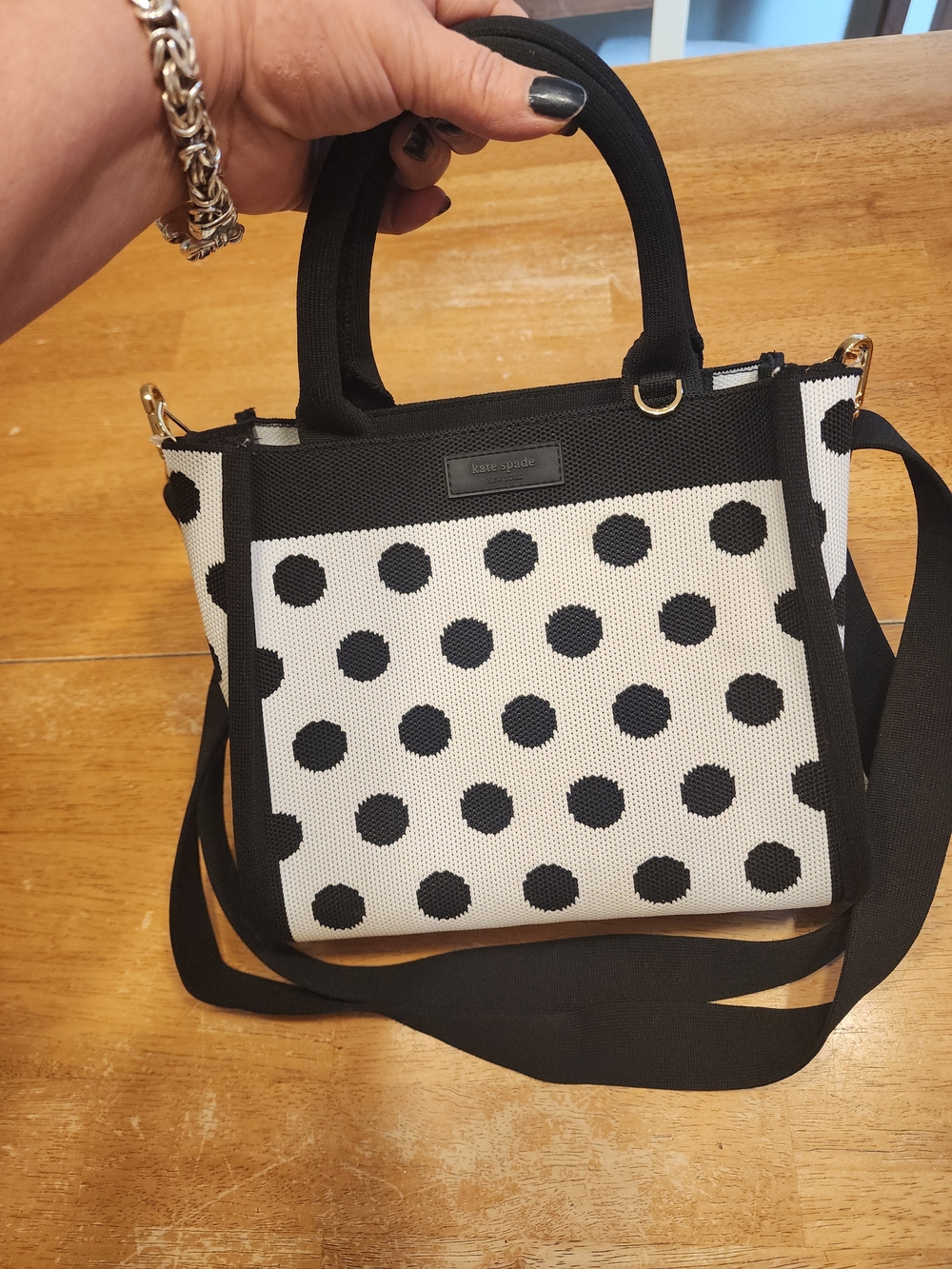 Kate Spade x Target Polka Dot Knit Crossbody Bag
